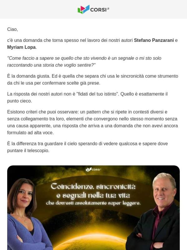 [Diretta Gratuita] LA DOMANDA GIUSTA (sincronicità)