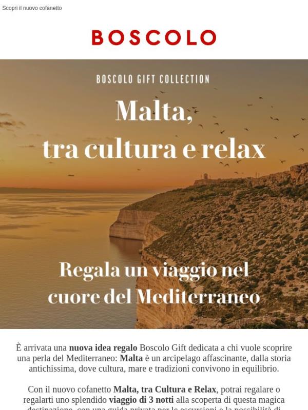 Novità: un viaggio a Malta da regalare