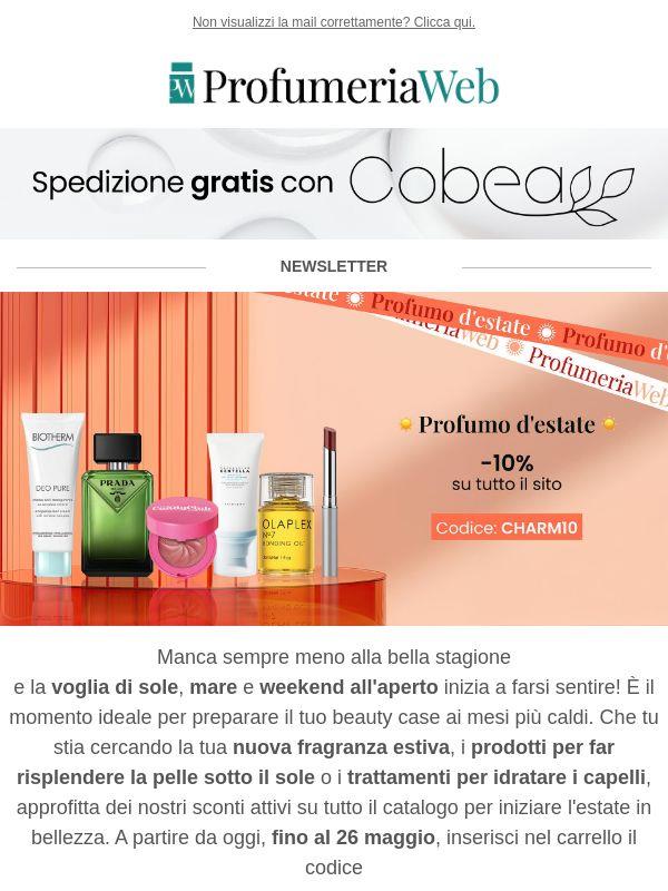 🌊 -10% su tutto il sito per prepararti all'estate!