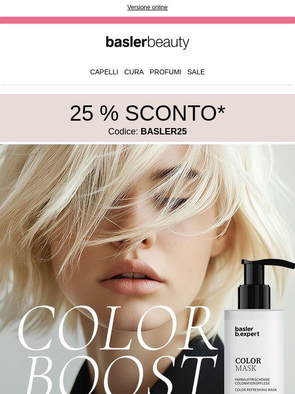 Ora il 25 % di sconto sui tuoi prodotti basler