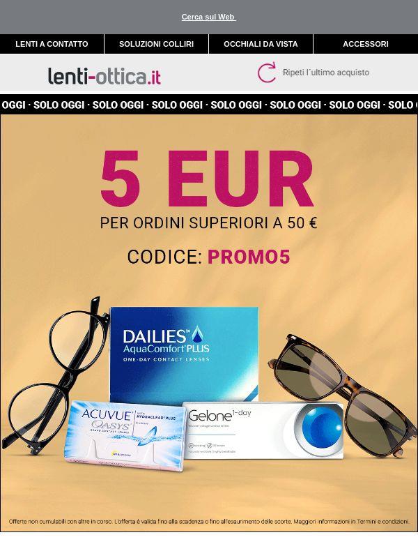 SCADE PRESTO ⏳ 5€ di sconto se acquisti oltre 50€