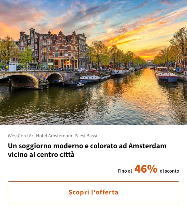 Un soggiorno moderno e colorato ad Amsterdam vicino al centro città