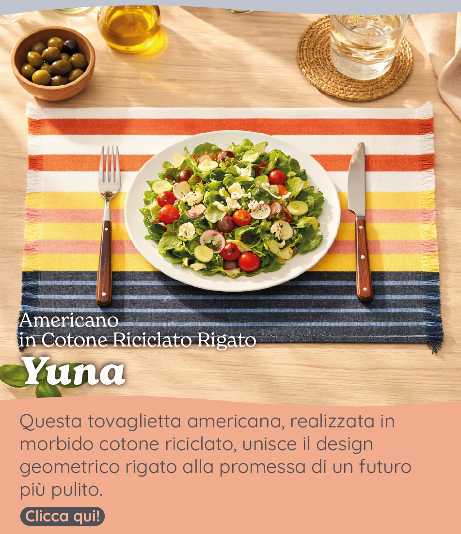 Americano in Cotone Riciclato Rigato - Yuna