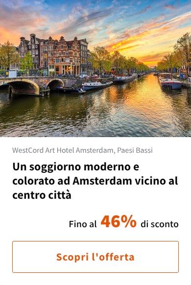Un soggiorno moderno e colorato ad Amsterdam vicino al centro città