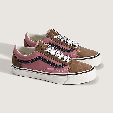 Brown Pink Premium Old Skool Shoe