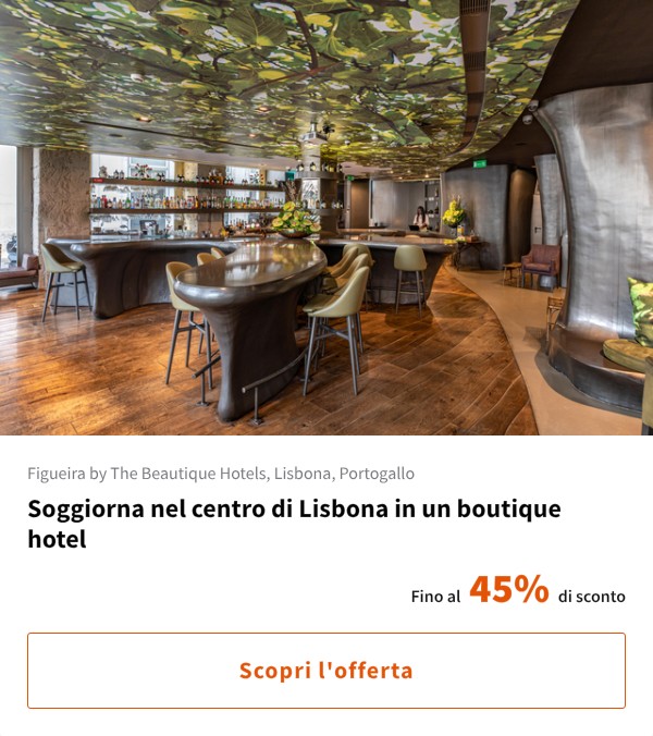 Soggiorna nel centro di Lisbona in un boutique hotel