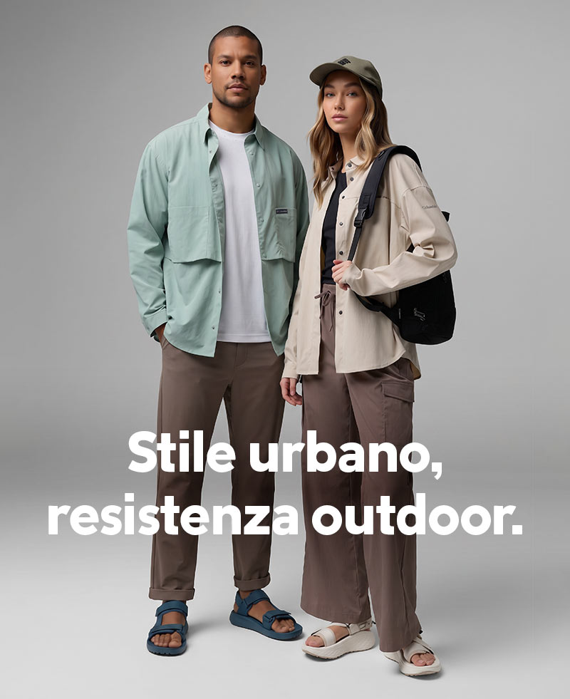 Stile urbano, resistenza outdoor.