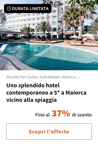 Uno splendido hotel contemporaneo a 5* a Maiorca vicino alla spiaggia