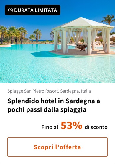 Splendido hotel in Sardegna a pochi passi dalla spiaggia