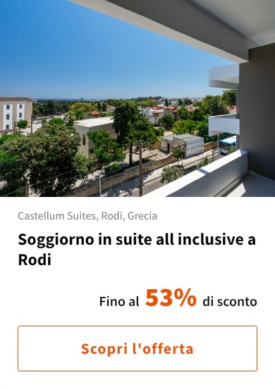 Soggiorno in suite all inclusive a Rodi