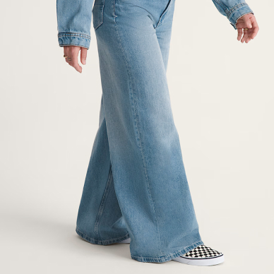 Check-5 Low Rise Baggy Pants