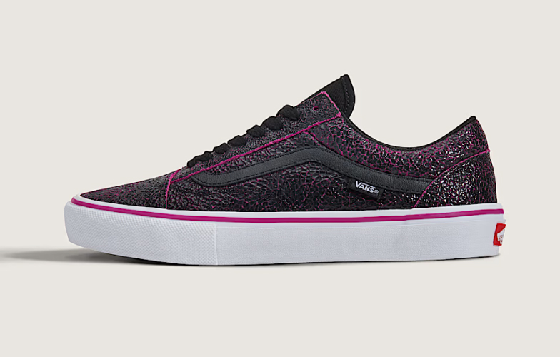 Black Purple Skate Old Skool Shoe