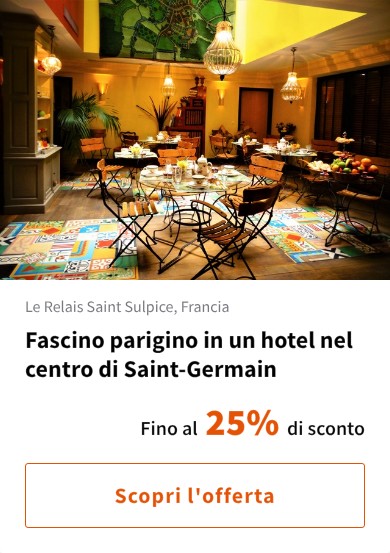 Fascino parigino in un hotel nel centro di Saint-Germain