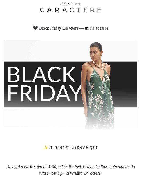 🖤 Black Friday Caractère.