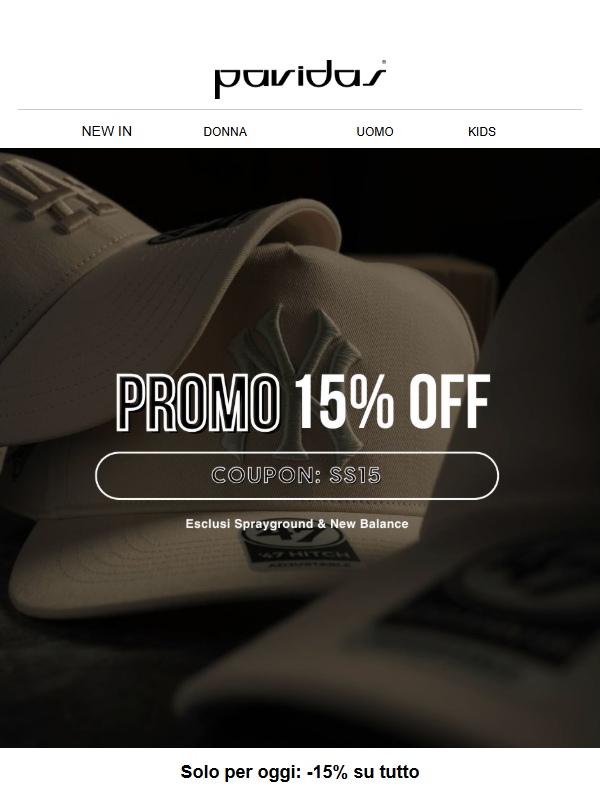 PROMO: 15% OFF🛍️