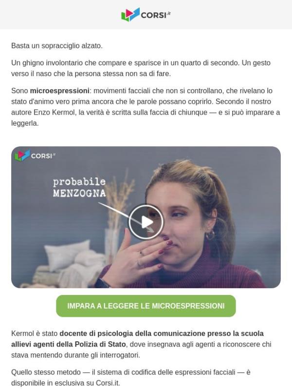 Le bugie si leggono in faccia (letteralmente)