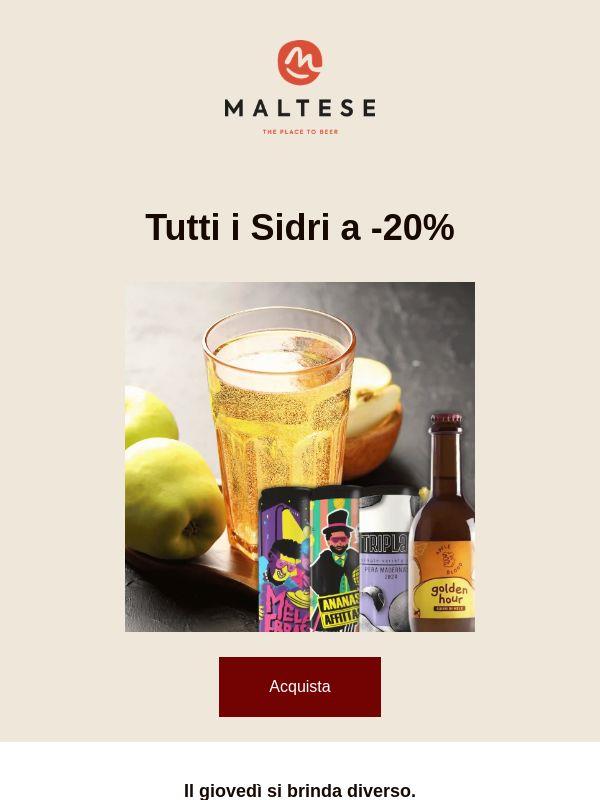 🍎 Sidro Day | Tutti i sidri a -20%. Solo per un giorno.