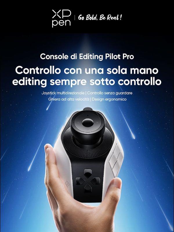 Ti presentiamo Pilot Pro: controllo illimitato con una sola mano, senza occhi.