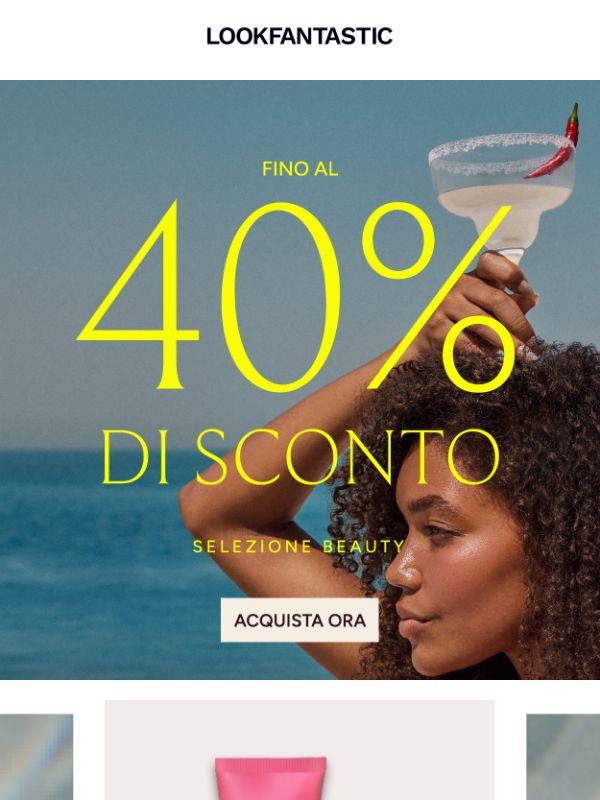 Fino al 40% di sconto