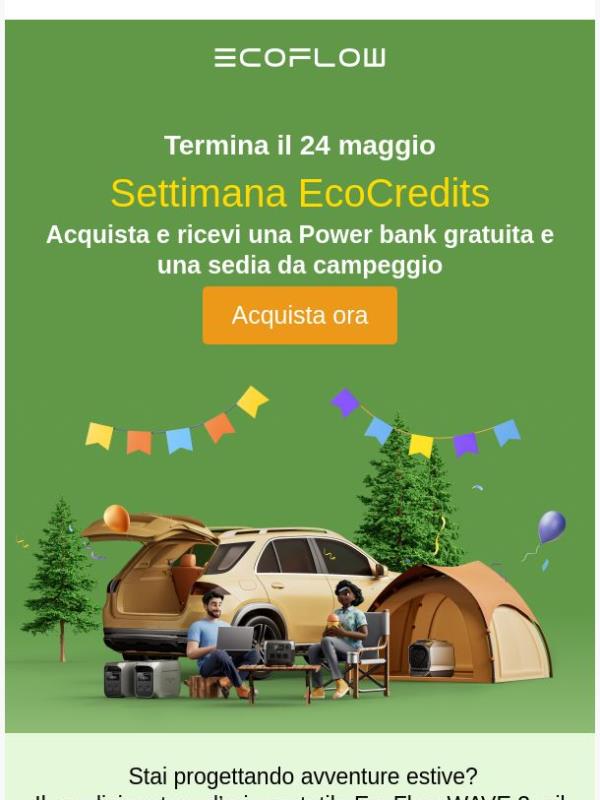 La settimana EcoCredits è ancora in corso — Non perderti le offerte riservate ai membri