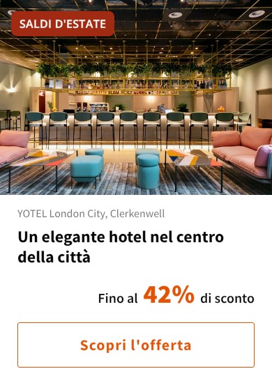 Un elegante hotel nel centro della città