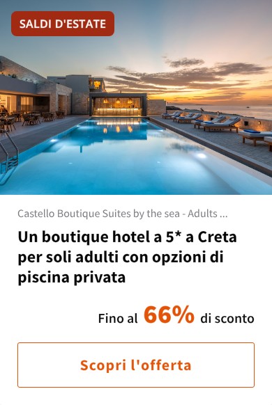 Un boutique hotel a 5* a Creta per soli adulti con opzioni di piscina privata