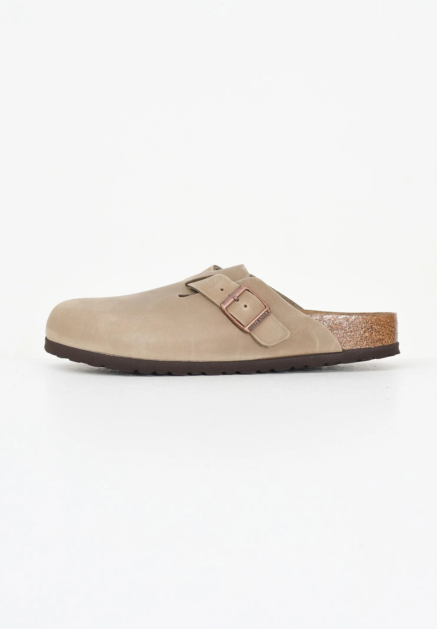 Image of BIRKENSTOCK Ciabatte Boston tabacco brown per uomo e donna