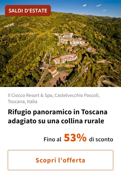 Rifugio panoramico in Toscana adagiato su una collina rurale