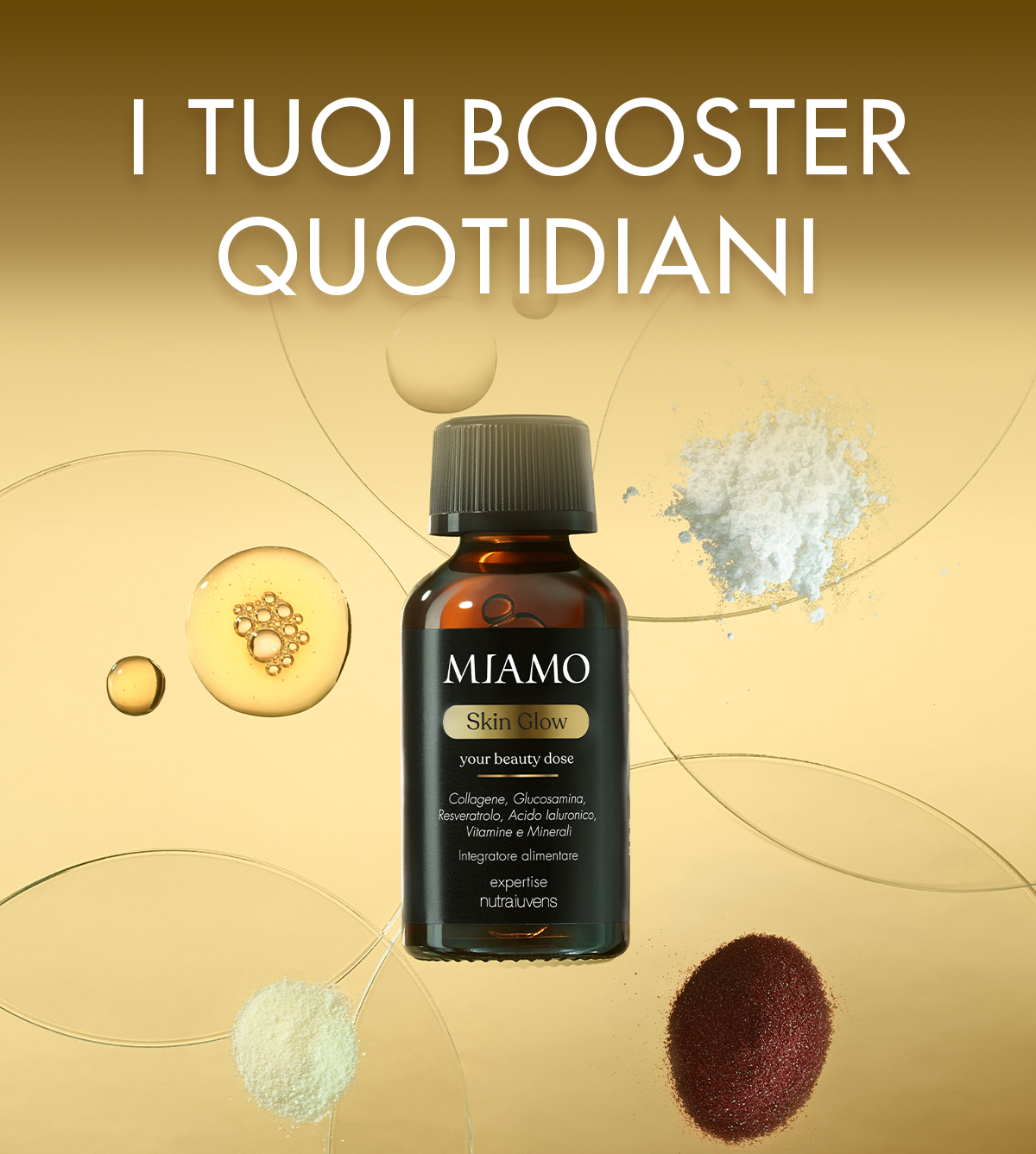 I tuoi booster quotidiani con gli integratori Miamo