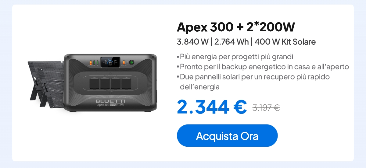 BLUETTI Apex 300+2*200W