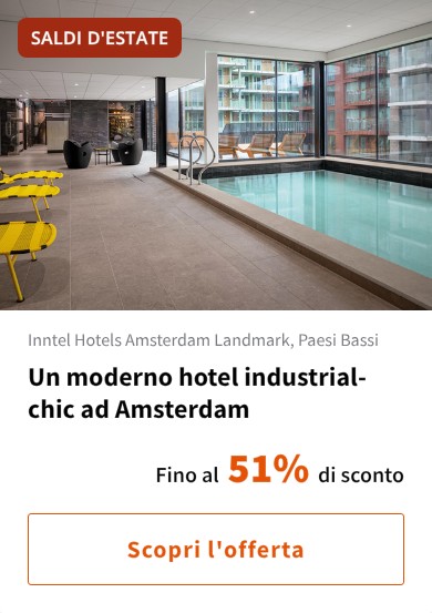 Un moderno hotel industrial-chic ad Amsterdam
