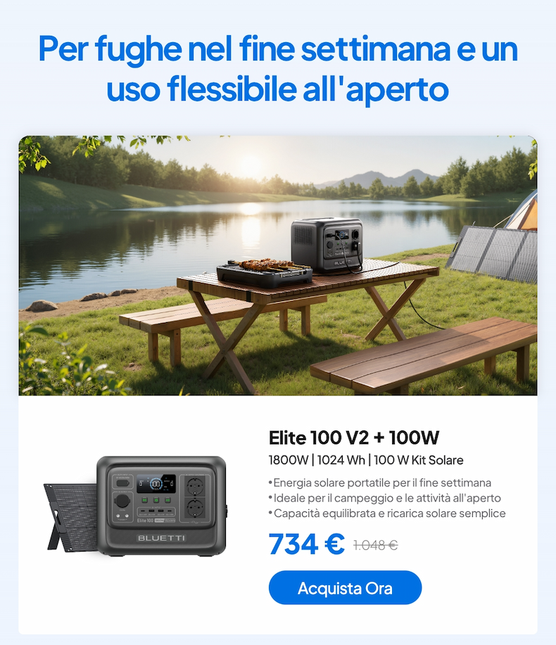 BLUETTI Elite 100 V2+100W