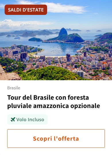 Tour del Brasile con foresta pluviale amazzonica opzionale