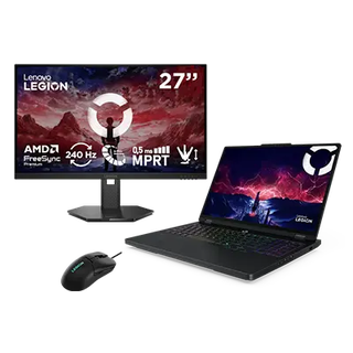 Legion Pro 5 16 + Legion 27-10 Monitor & Legion Mouse