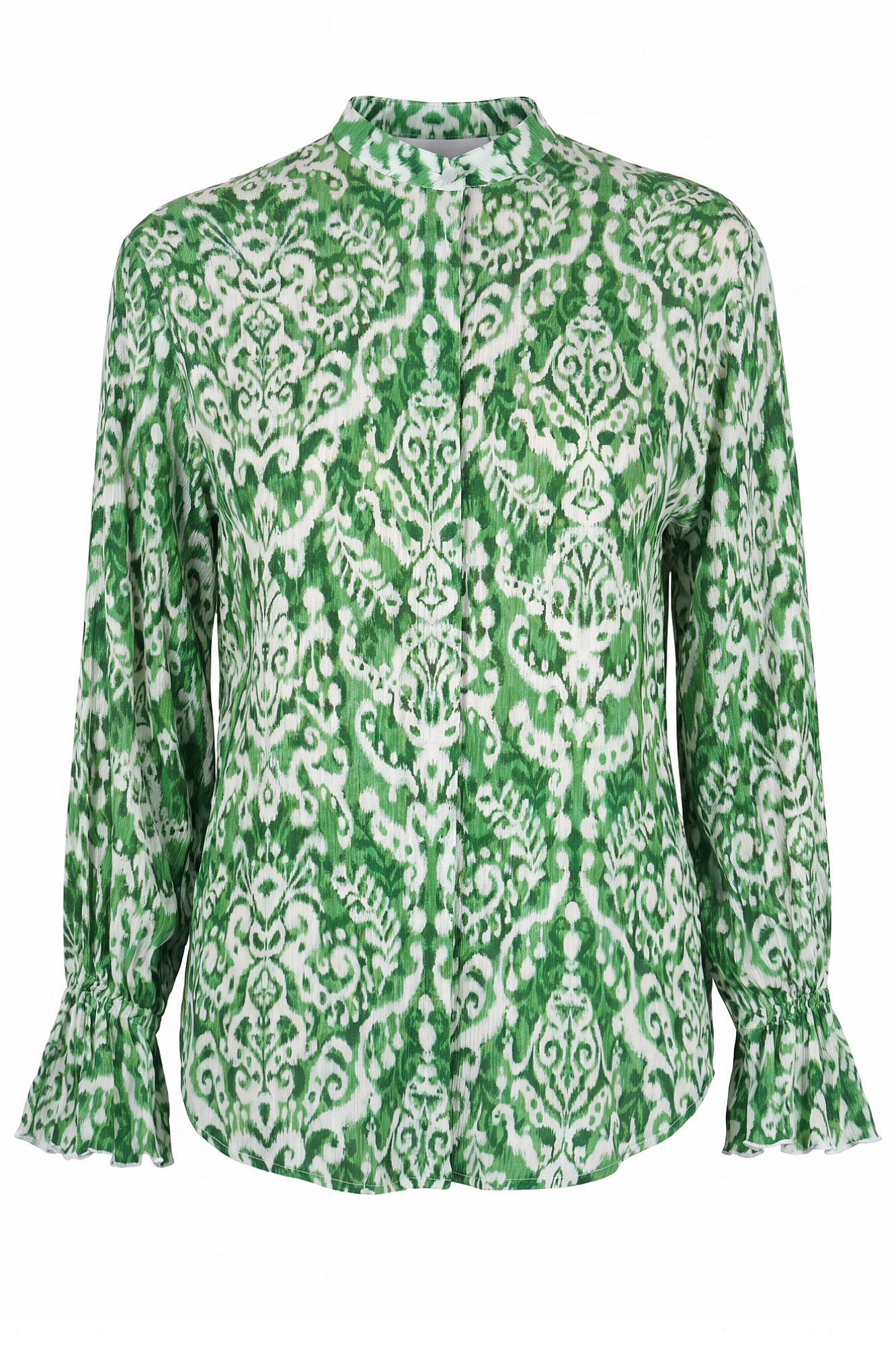 Maliparmi - Camicia - 470665 - Bianco/Verde - 44 / Bianco/Verde