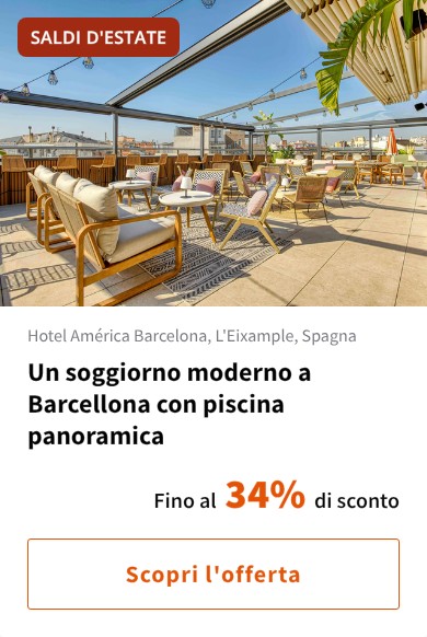 Un soggiorno moderno a Barcellona con piscina panoramica