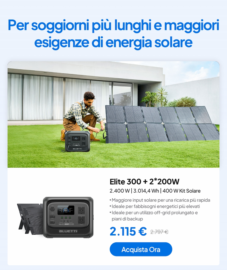 BLUETTI Elite 300+2*200W