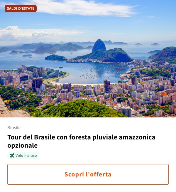 Tour del Brasile con foresta pluviale amazzonica opzionale