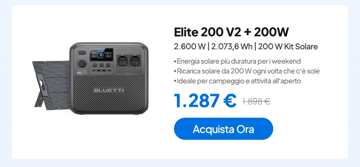 BLUETTI Elite 200 V2+200W