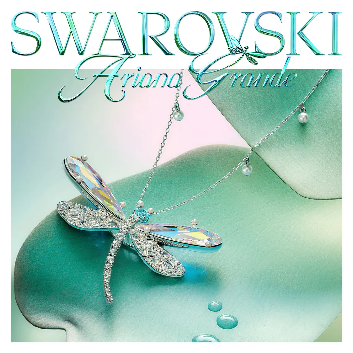 Pendente e spilla Ariana Grande x Swarovski