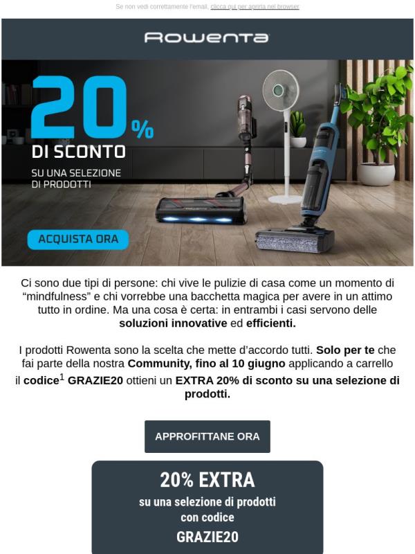 💫 Solo per TE: EXTRA -20%
