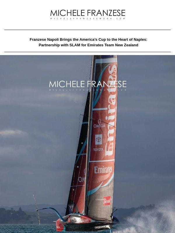 L’universo Emirates Team New Zealand approda da Franzese Napoli. Il countdown verso Naples 2027 è iniziato. ⏰⛵️