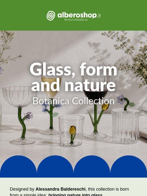 The table becomes a garden (in glass)