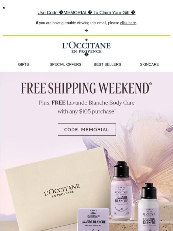 Happy Free Shipping Weekend