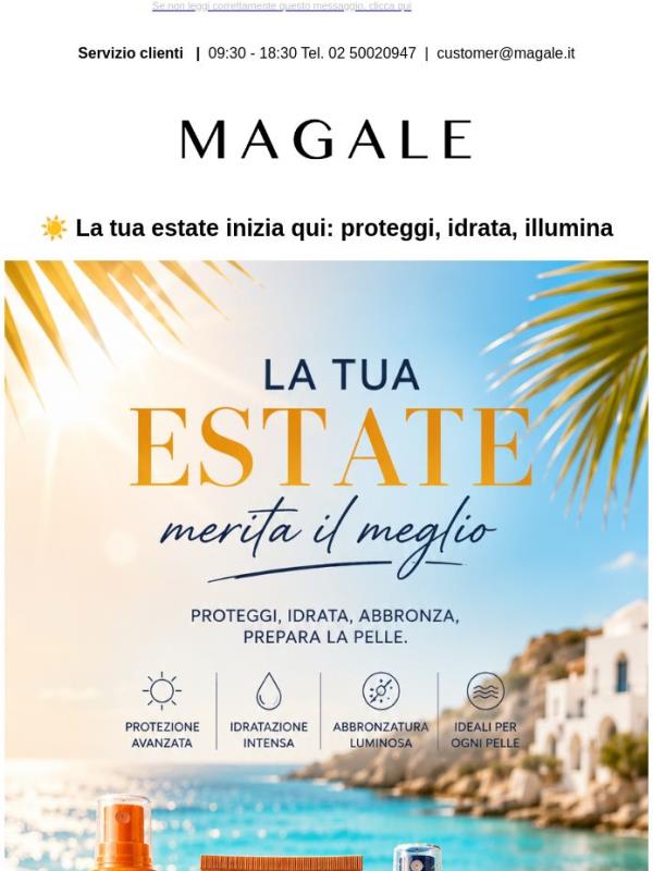 ☀️ La tua estate inizia qui: proteggi, idrata, illumina