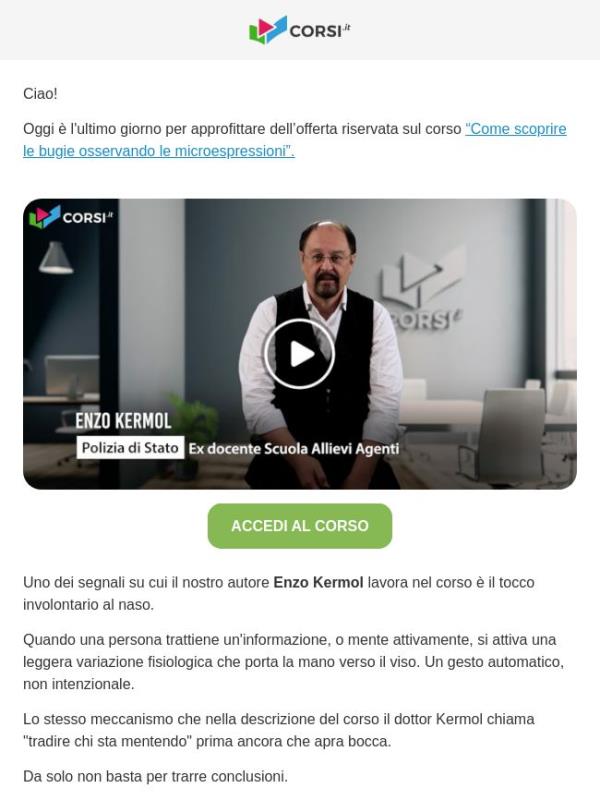 NASO (perché lo tocchi quando menti)