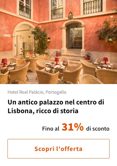 Un antico palazzo nel centro di Lisbona, ricco di storia