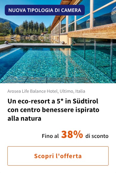 Un eco-resort a 5* in Südtirol con centro benessere ispirato alla natura