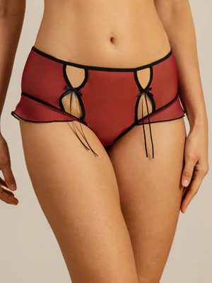 Image of Seta Pura Sexy Comfort Trasparente Ritagliato Mutandina