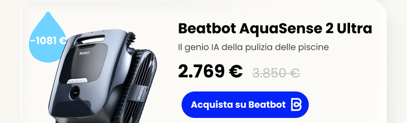 Beatbot Aquasense 2 ultra: Il genio IA della pulizia delle piscine 